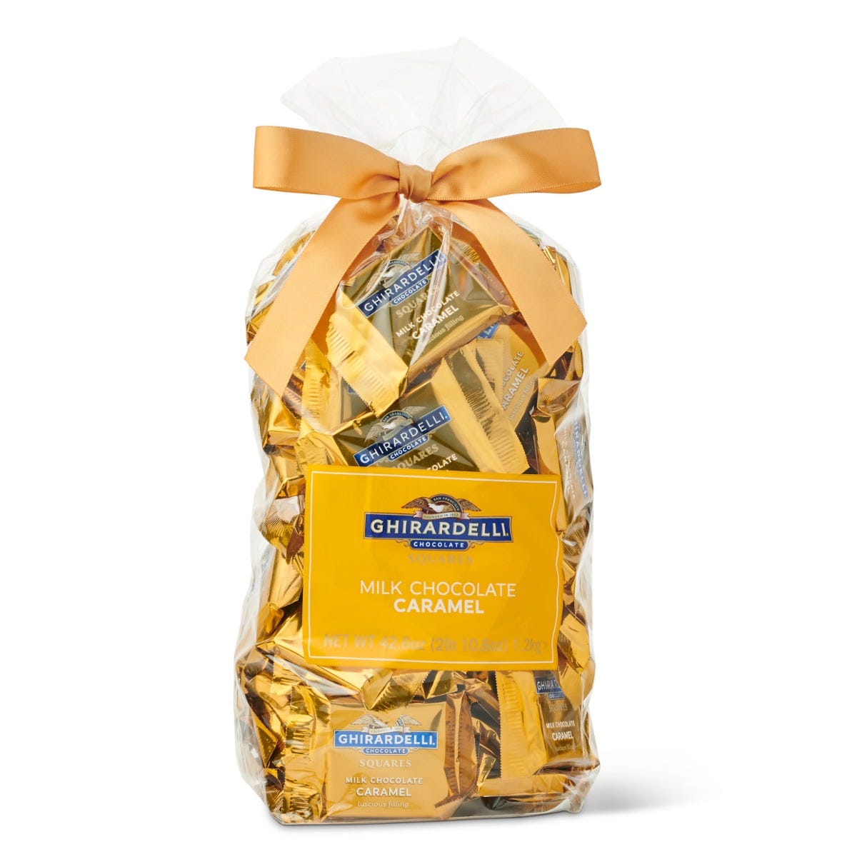 Milk Chocolate Caramel SQUARES Gift Bag 80 pc