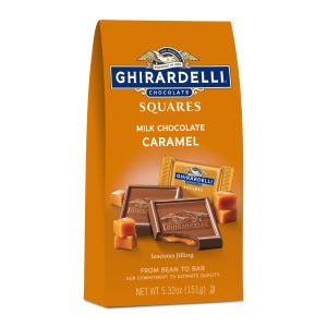 Milk Chocolate Caramel SQUARES Medium Bags (Case of 6)
