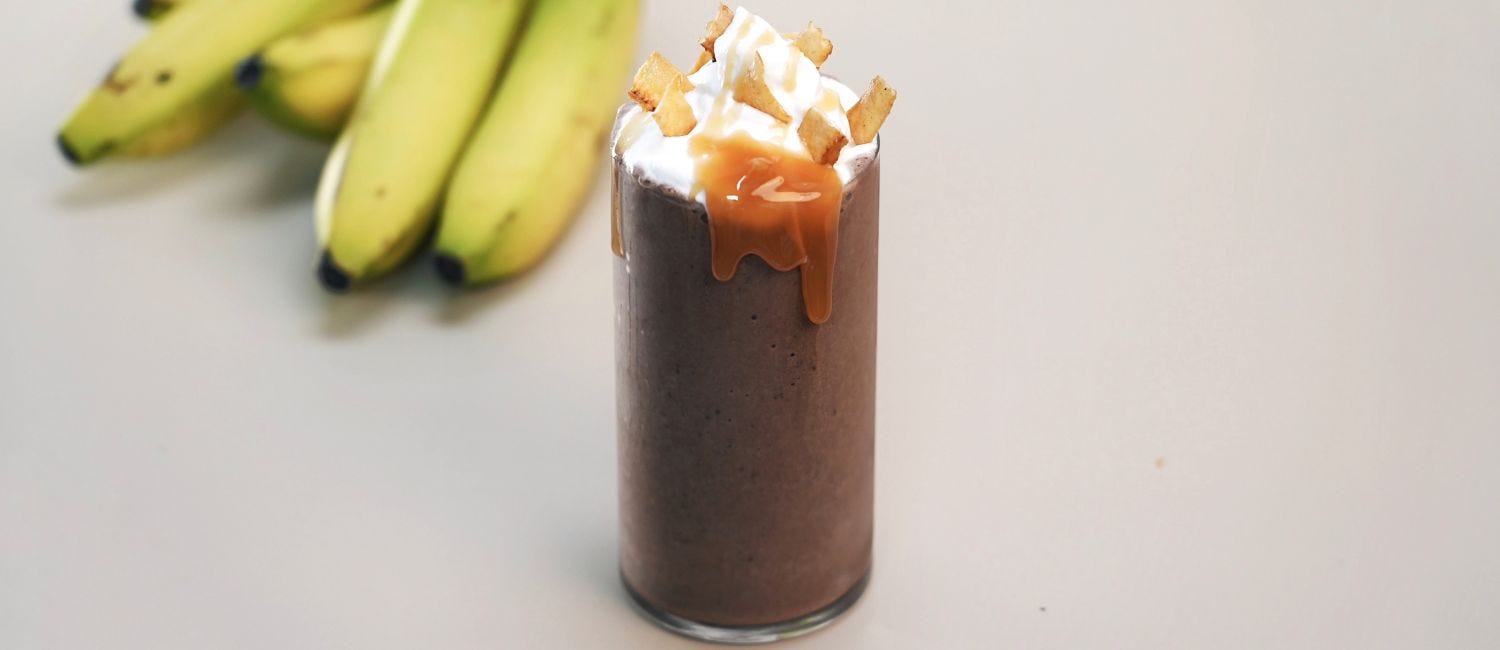 Chocolate Chip Banana Frappe