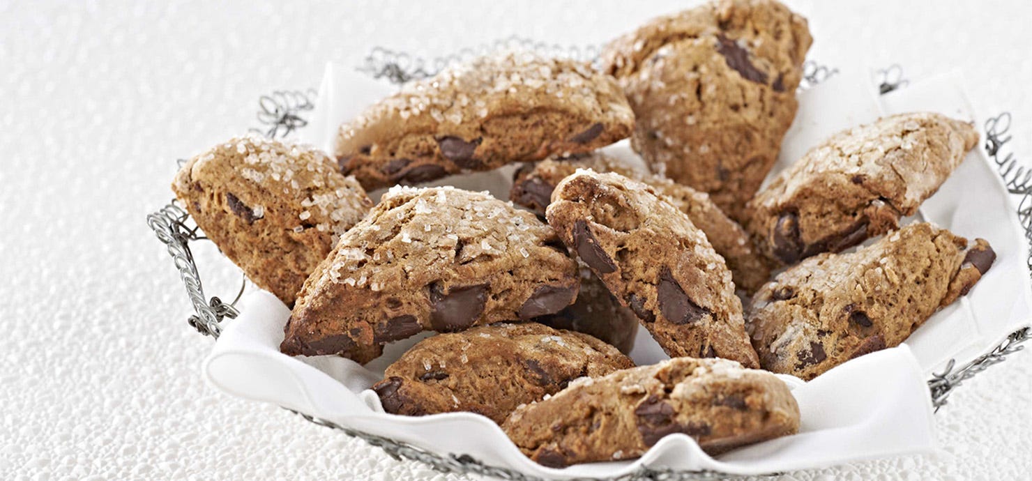 Bittersweet Chocolate Gingerbread Scones