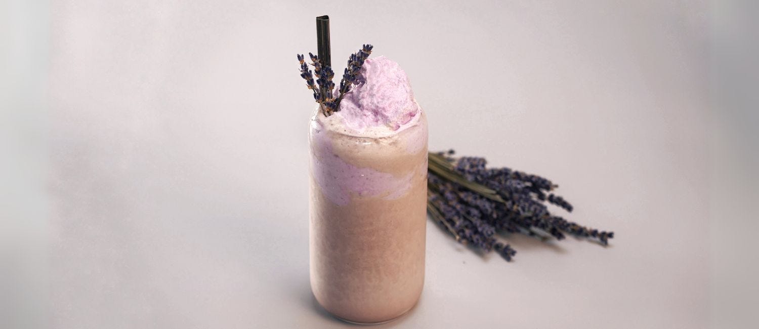 White Lavender Cream Frappe