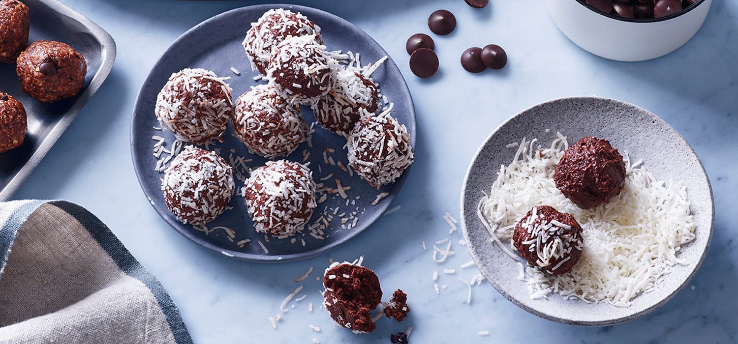 Chocolate Coconut Power Bites