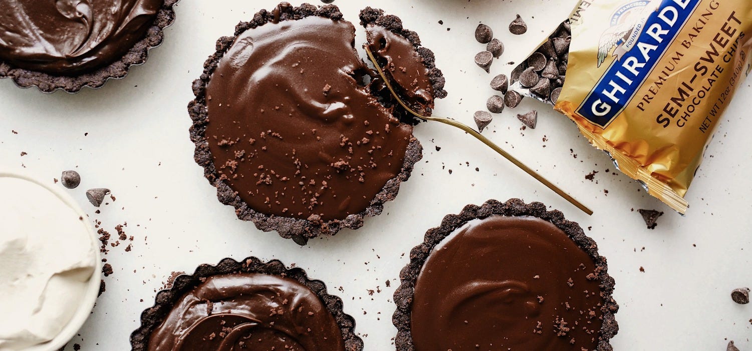 Ghirardelli Chocolate Espresso Tarts