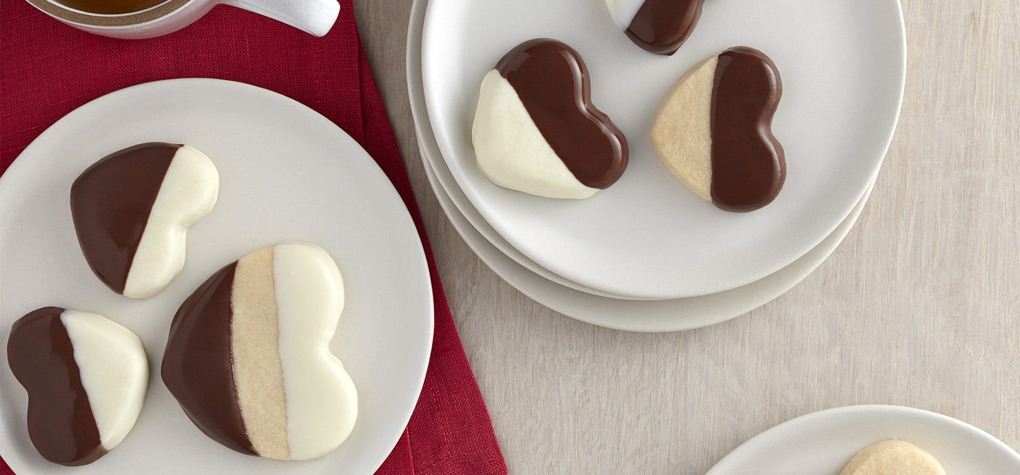 Dipped Shortbread Cookies