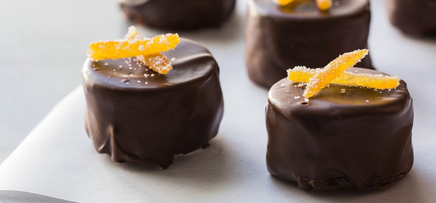 Chocolate Orange Brownie Bites