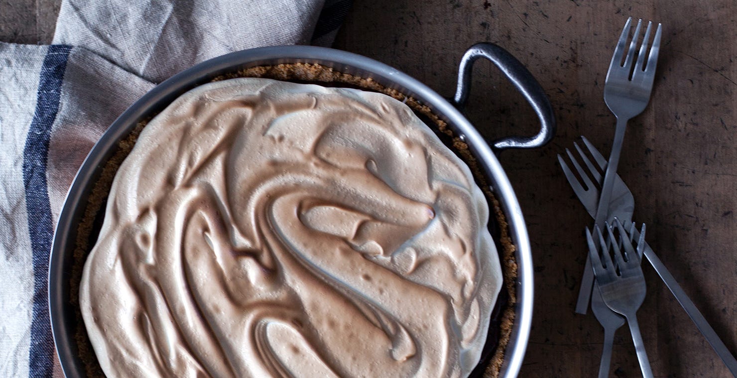 Caramel S'mores Pie