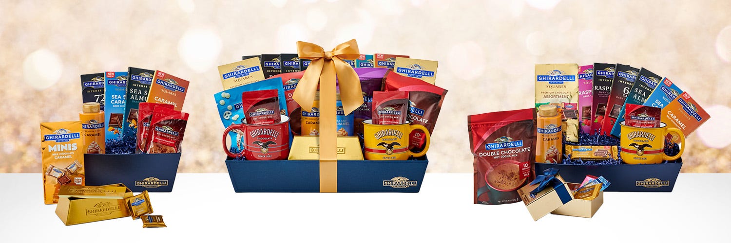 Ghirardelli Address List Chocolate Gift Baskets